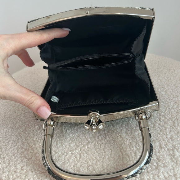 RETRO VINTAGE FAUX SNAKESKIN MINI PURSE - Picture 8 of 8